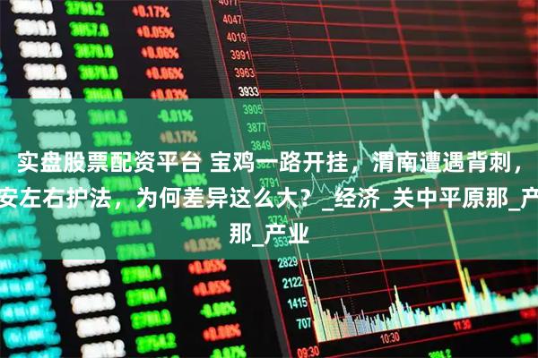 实盘股票配资平台 宝鸡一路开挂，渭南遭遇背刺，西安左右护法，为何差异这么大？_经济_关中平原那_产业